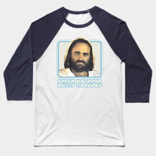 Demis Roussos \/\/\ Retro Fan Artwork Baseball T-Shirt